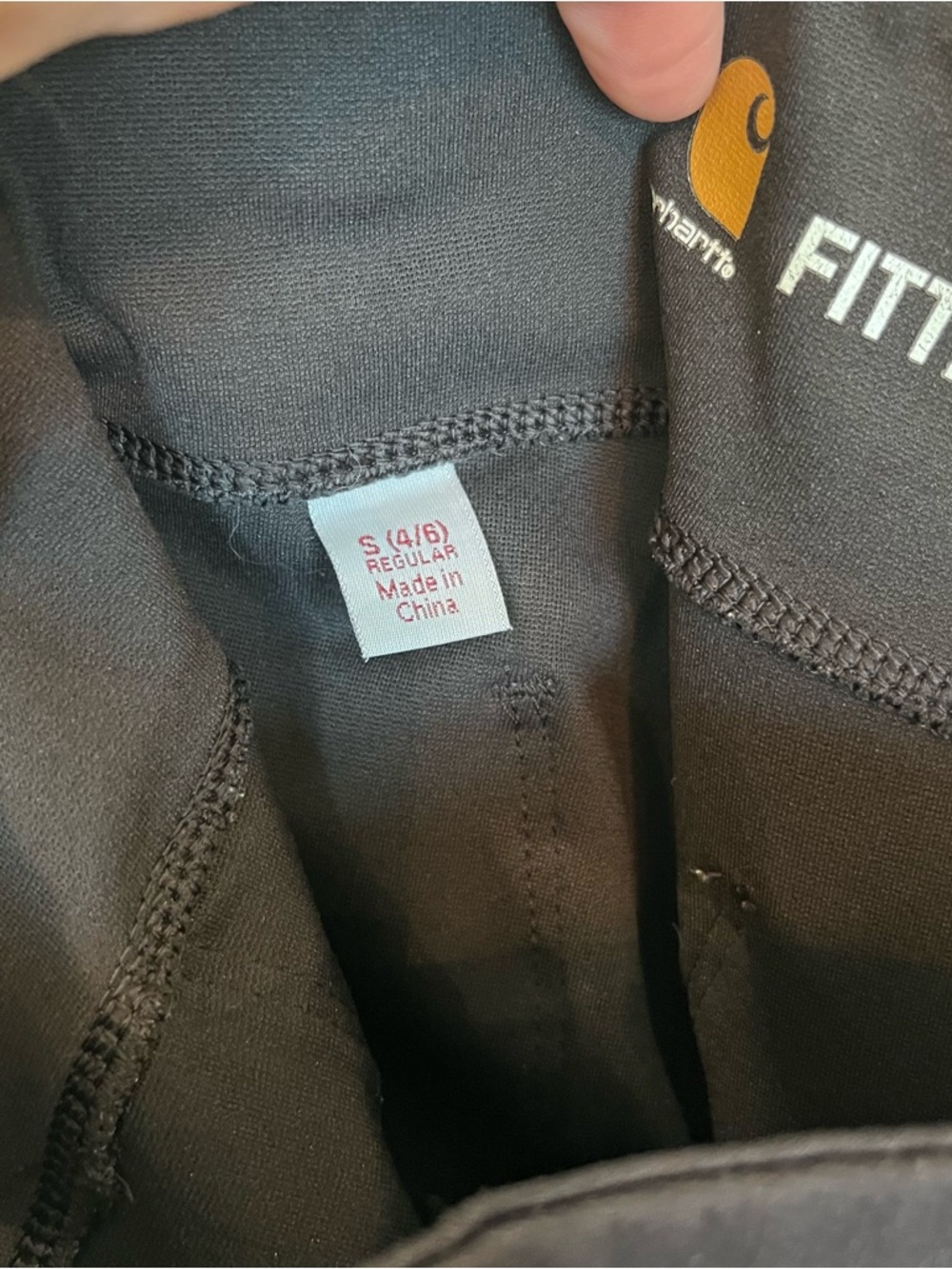 Carhartt Force Midweight Fitted Utility Leggings Black Women’s Small - Picture 7 of 7